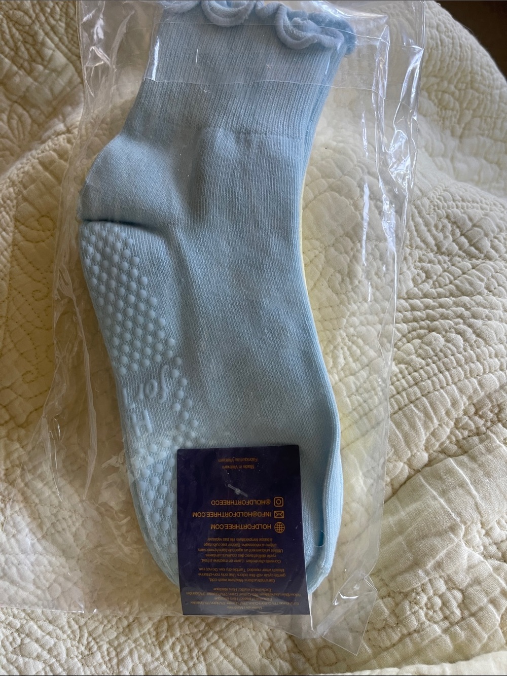 3 Pack Ruffles Pilates Socks - Picture 2 of 6